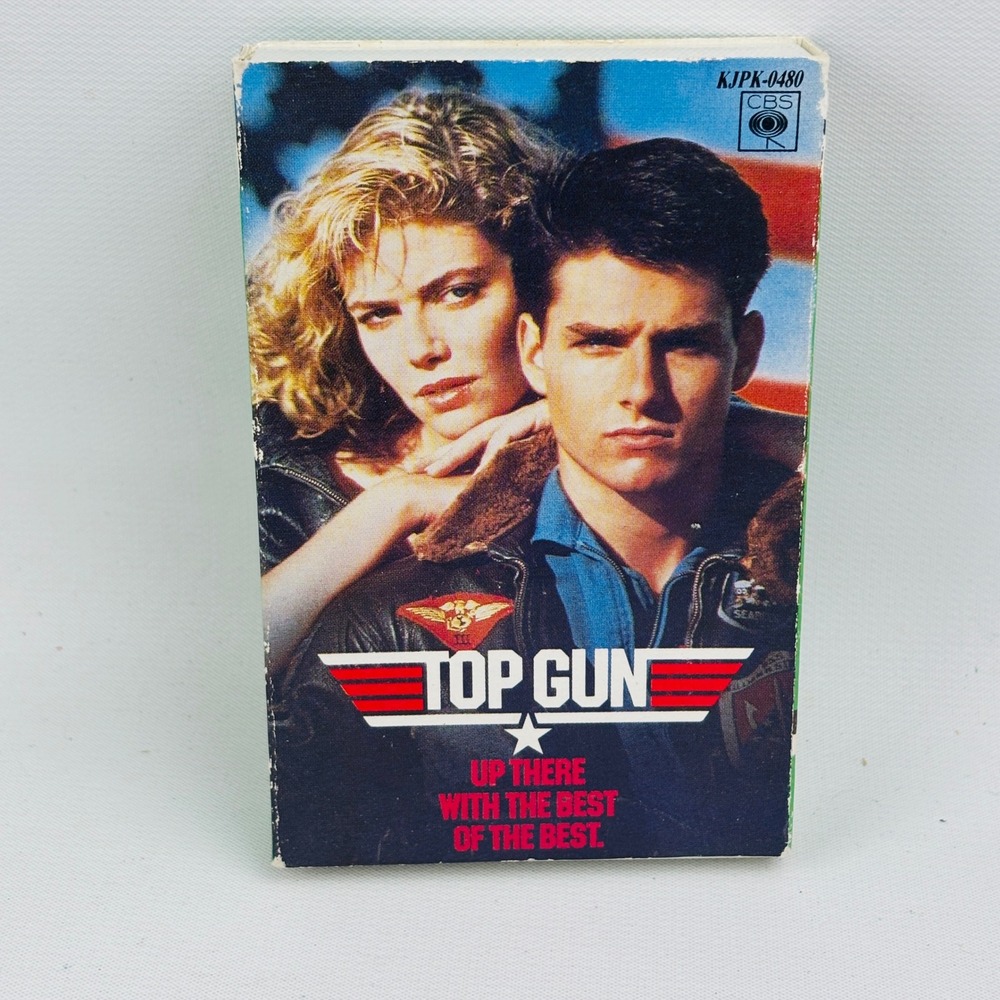 Top Gun Original Motion Picture Soundtrack Cassette‎ Tape Korea Import CBS
